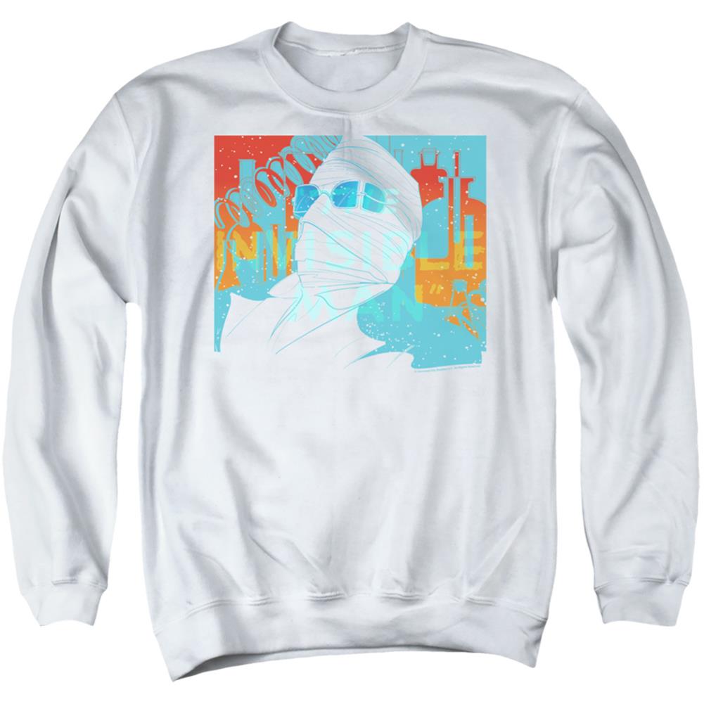Universal Monsters Wrapped Up Men's Crewneck 50 50 Poly Long-Sleeve T-Shirt