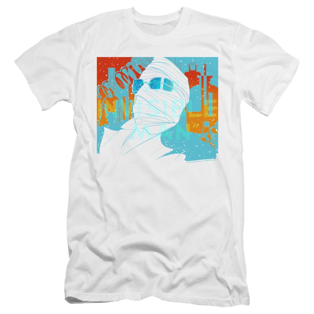Universal Monsters Wrapped Up Men's Ultra-Soft 30/1 Cotton Slim Short-Sleeve T-Shirt