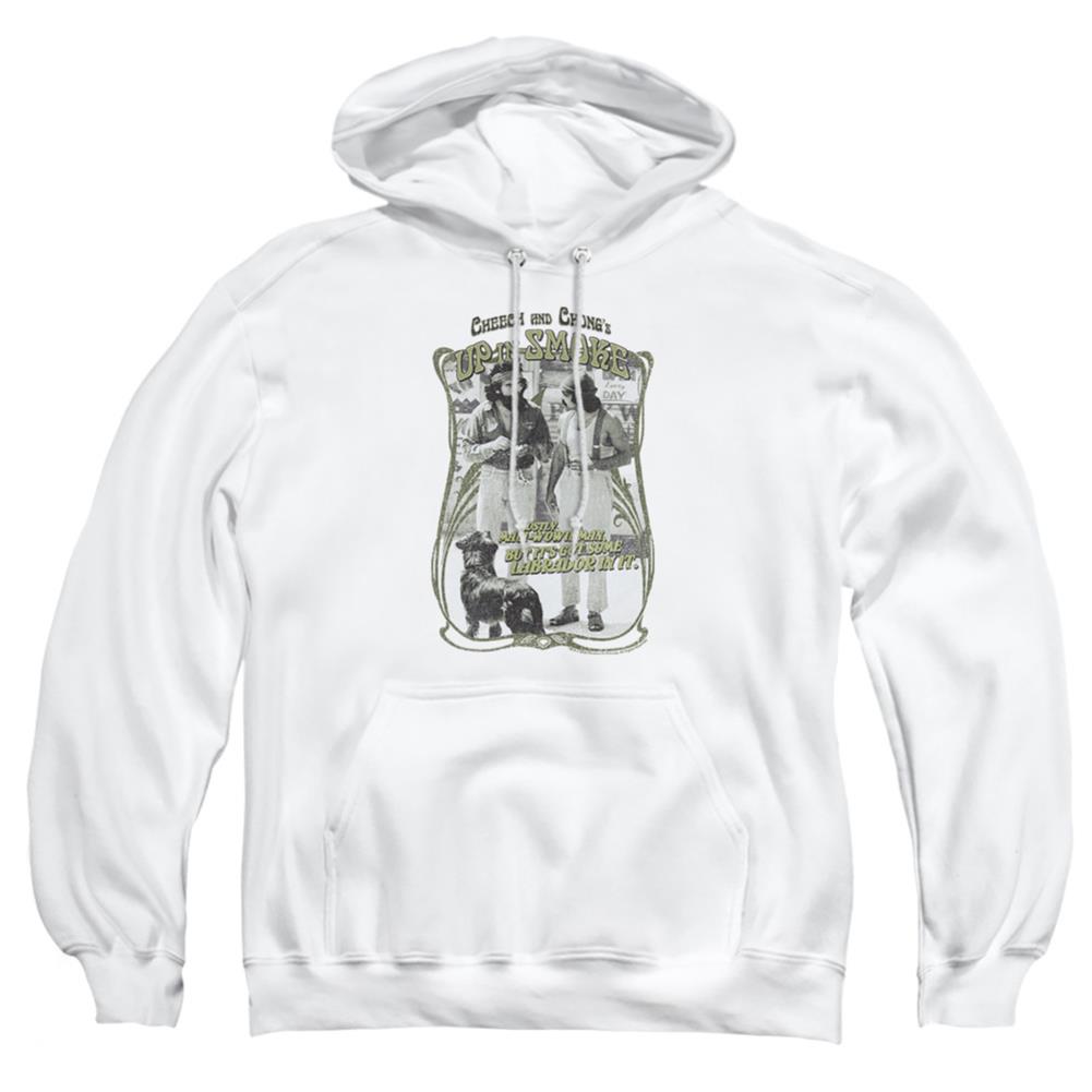 Up In Smoke Labrador Men's Pull-Over 75 25 Poly Hoodie