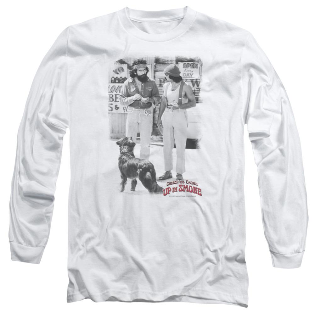 Up In Smoke Square Men's 18/1 Cotton Long-Sleeve T-Shirt