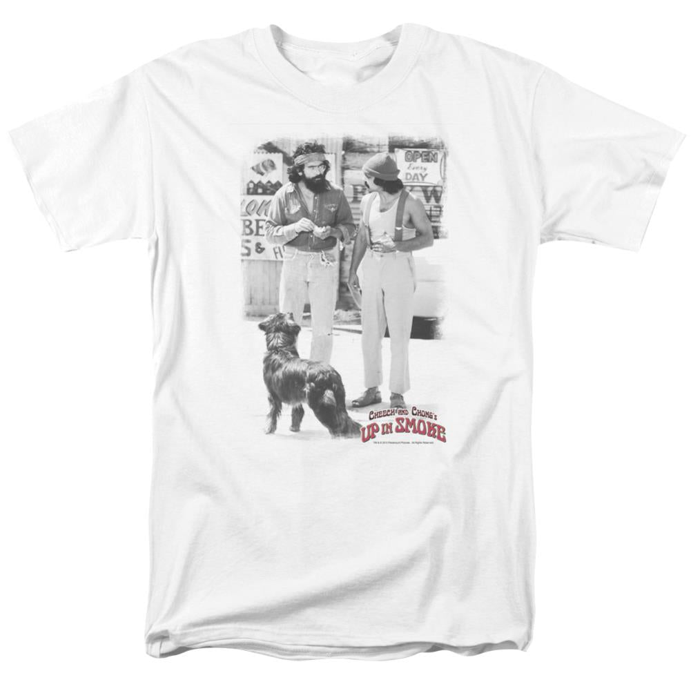 Up In Smoke Square Men's 18/1 Cotton Short-Sleeve T-Shirt