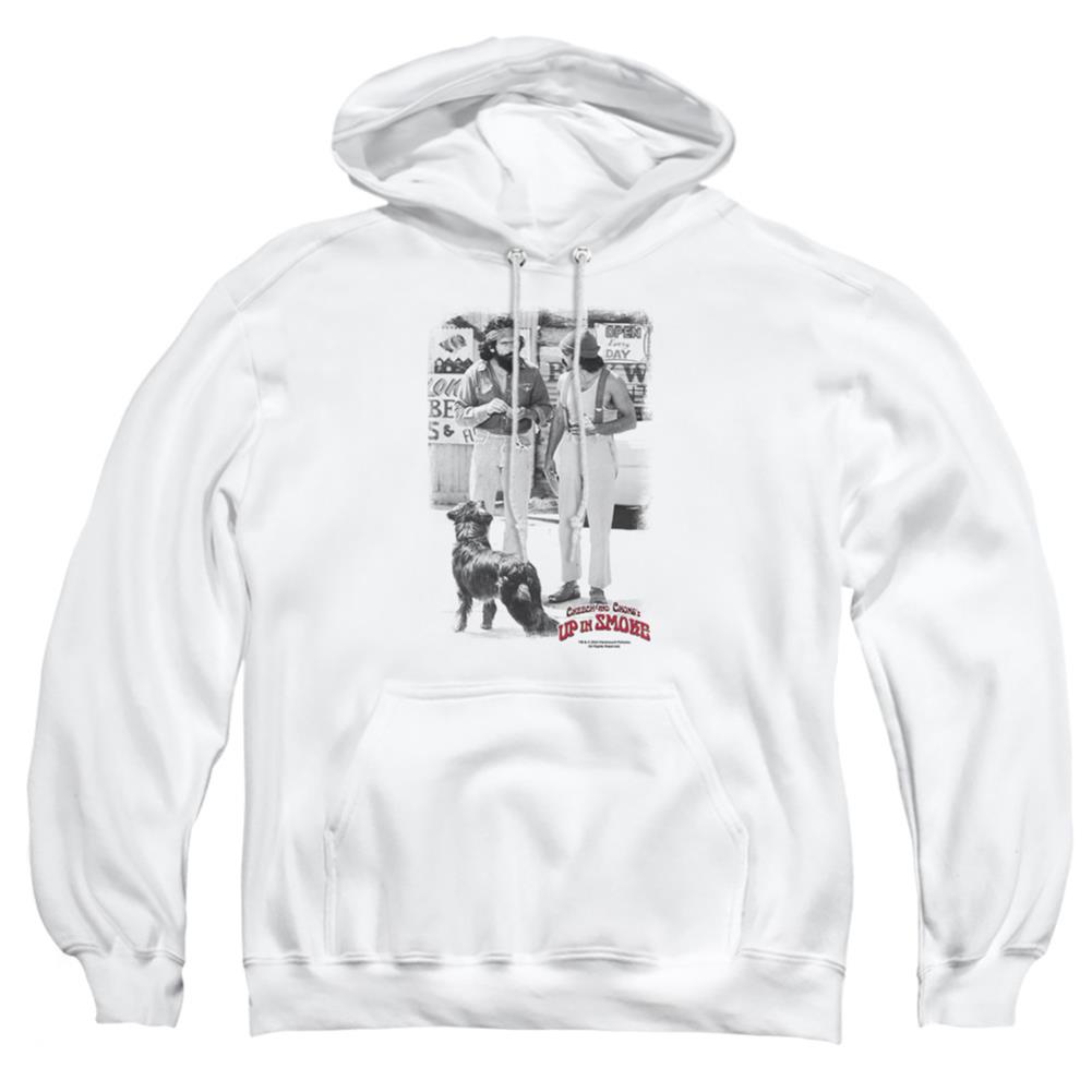 Up In Smoke Square Men's Pull-Over 75 25 Poly Hoodie