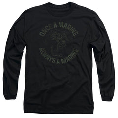 US Marine Corps Always A Marine Men's 18/1 Cotton Long-Sleeve T-Shirt