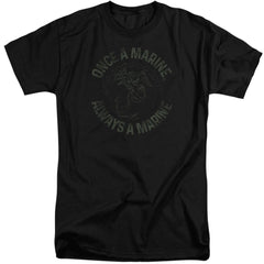 US Marine Corps Always A Marine Men's 18/1 Tall Cotton Short-Sleeve T-Shirt