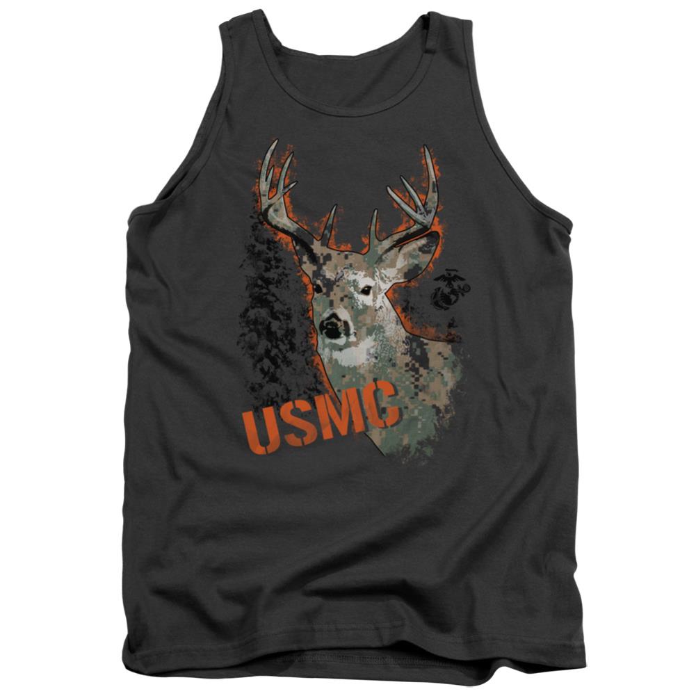 US Marine Corps Marine Deer Men's 18/1 Cotton Tank Top