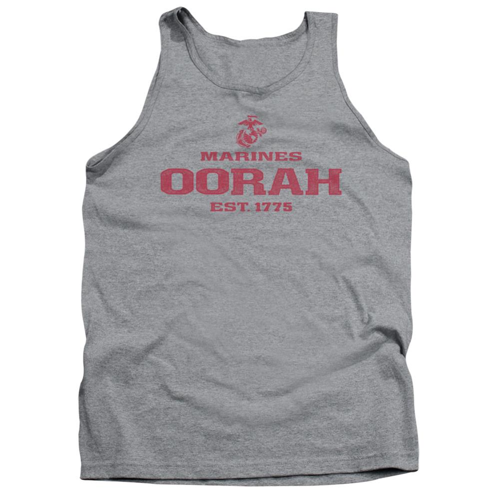 US Marine Corps Oorah Men's 18/1 Cotton Tank Top
