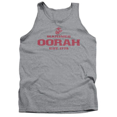 US Marine Corps Oorah Men's 18/1 Cotton Tank Top