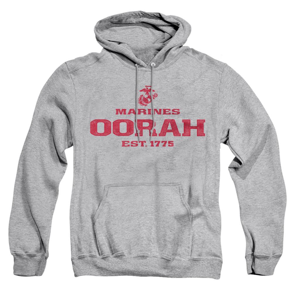 US Marine Corps Oorah Men's Pull-Over 75 25 Poly Hoodie
