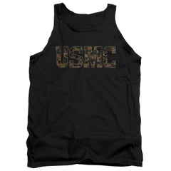 US Marine Corps Usmc Camo Fill Men's 18/1 Cotton Tank Top