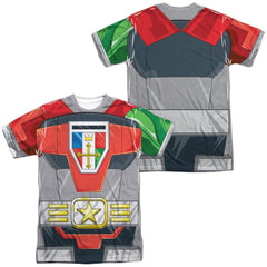 Voltron Costume (Front/Back Print) Men's Regular Fit Polyester Short-Sleeve T-Shirt