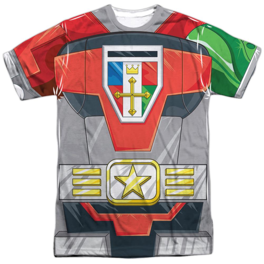 Voltron Costume Men's Regular Fit Polyester Short-Sleeve T-Shirt