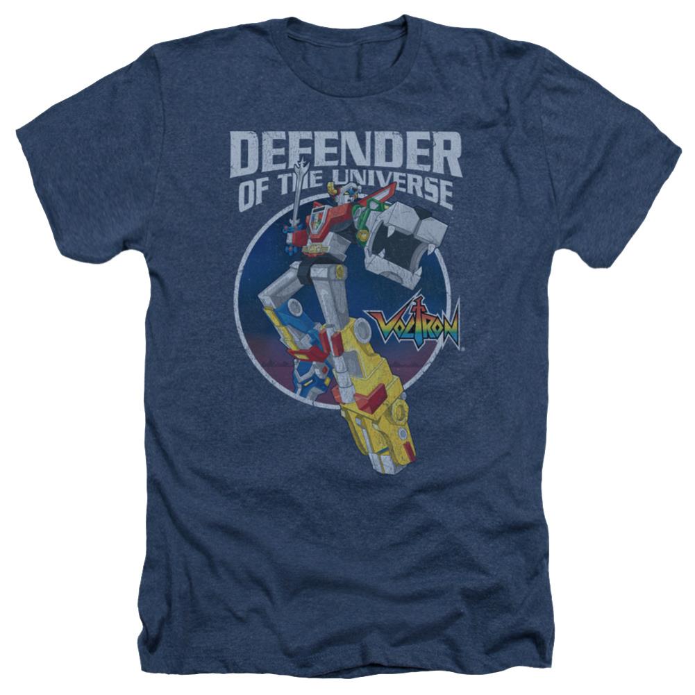 Voltron Defender Men's 30/1 Heather 60 40 Poly Short-Sleeve T-Shirt