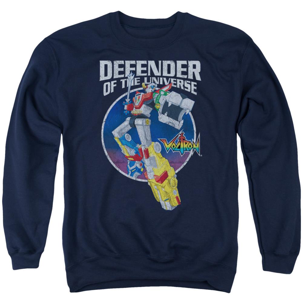 Voltron Defender Men's Crewneck 50 50 Poly Long-Sleeve T-Shirt