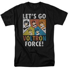 Voltron Force Men's 18/1 Cotton Short-Sleeve T-Shirt