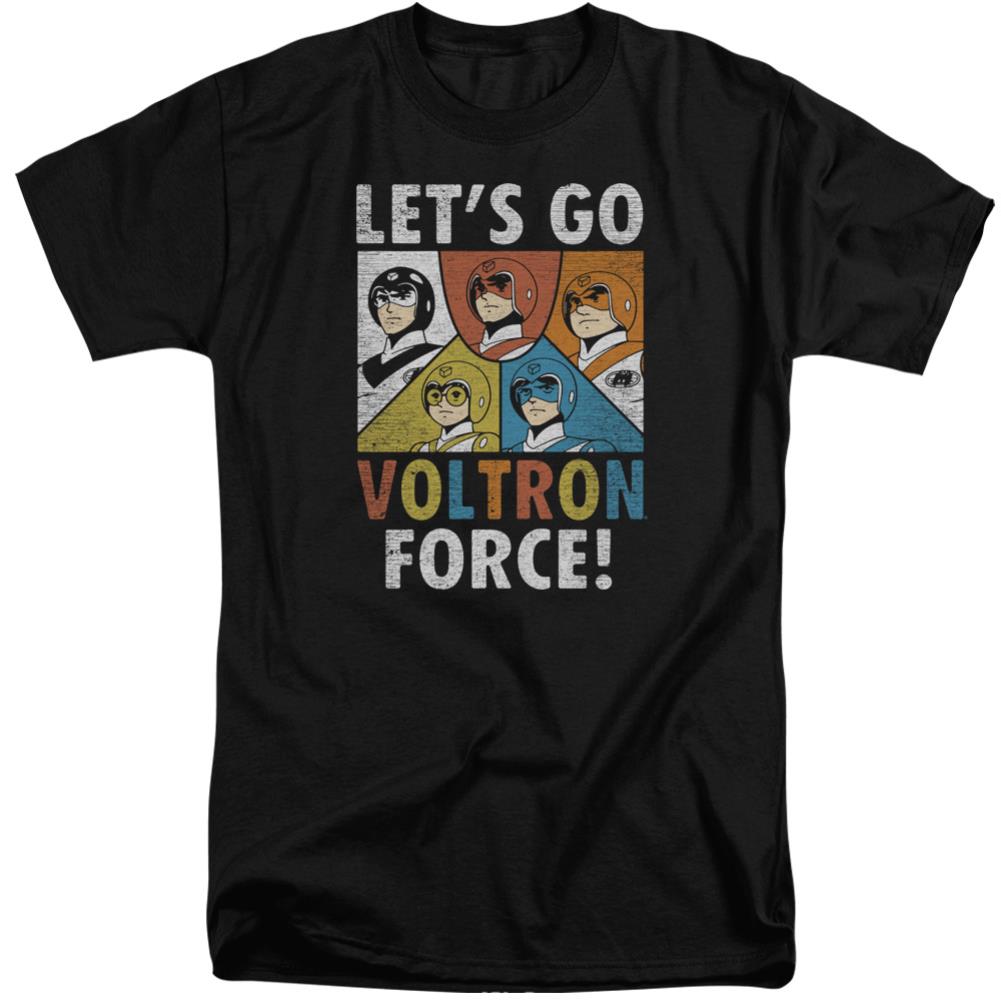 Voltron Force Men's 18/1 Tall Cotton Short-Sleeve T-Shirt