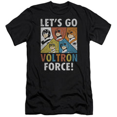 Voltron Force Men's Ultra-Soft 30/1 Cotton Slim Short-Sleeve T-Shirt