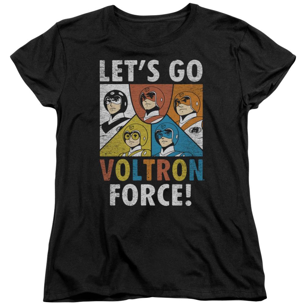 Voltron Force Women's 18/1 Cotton Short-Sleeve T-Shirt