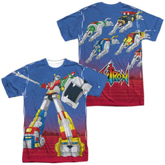 Voltron Form Voltron (Front/Back Print) Men's Regular Fit Polyester Short-Sleeve T-Shirt