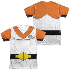 Voltron Hunk Costume (Front/Back Print) Men's Regular Fit Polyester Short-Sleeve T-Shirt