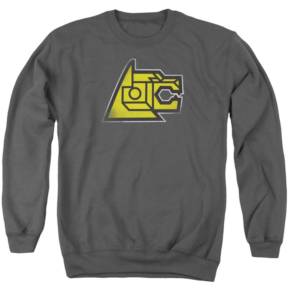 Voltron Lion Symbol Men's Crewneck 50 50 Poly Long-Sleeve T-Shirt