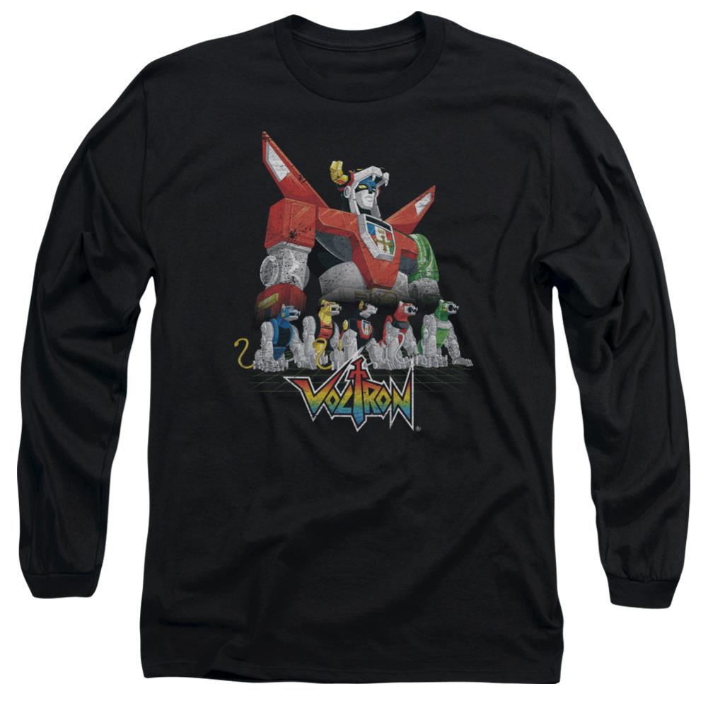 Voltron Lions Men's 18/1 Cotton Long-Sleeve T-Shirt