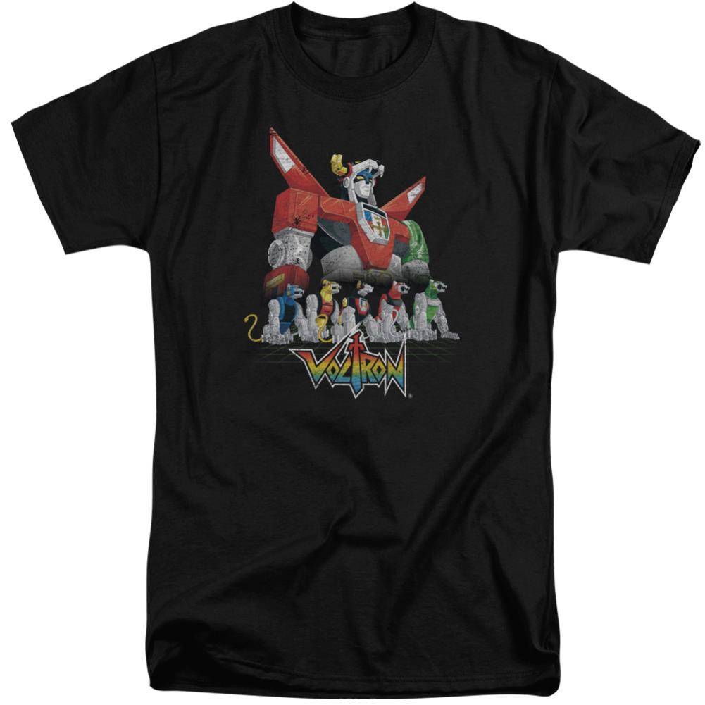 Voltron Lions Men's 18/1 Tall Cotton Short-Sleeve T-Shirt