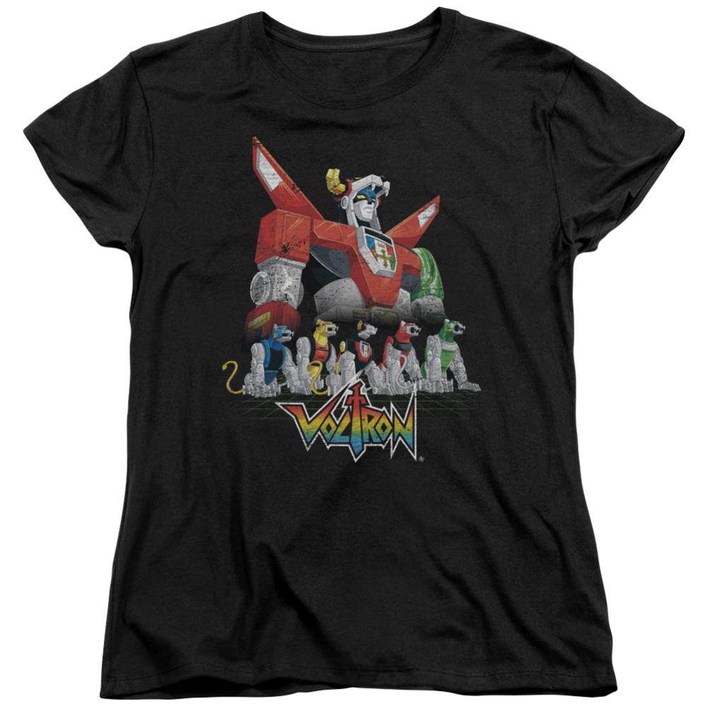Voltron Lions Women's 18/1 Cotton Short-Sleeve T-Shirt