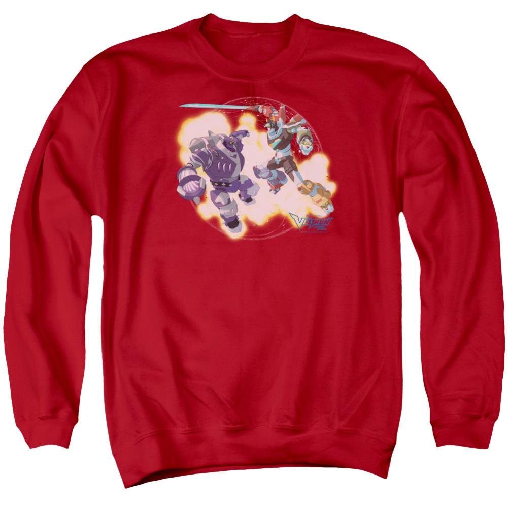 Voltron Robeast Men's Crewneck 50 50 Poly Long-Sleeve T-Shirt