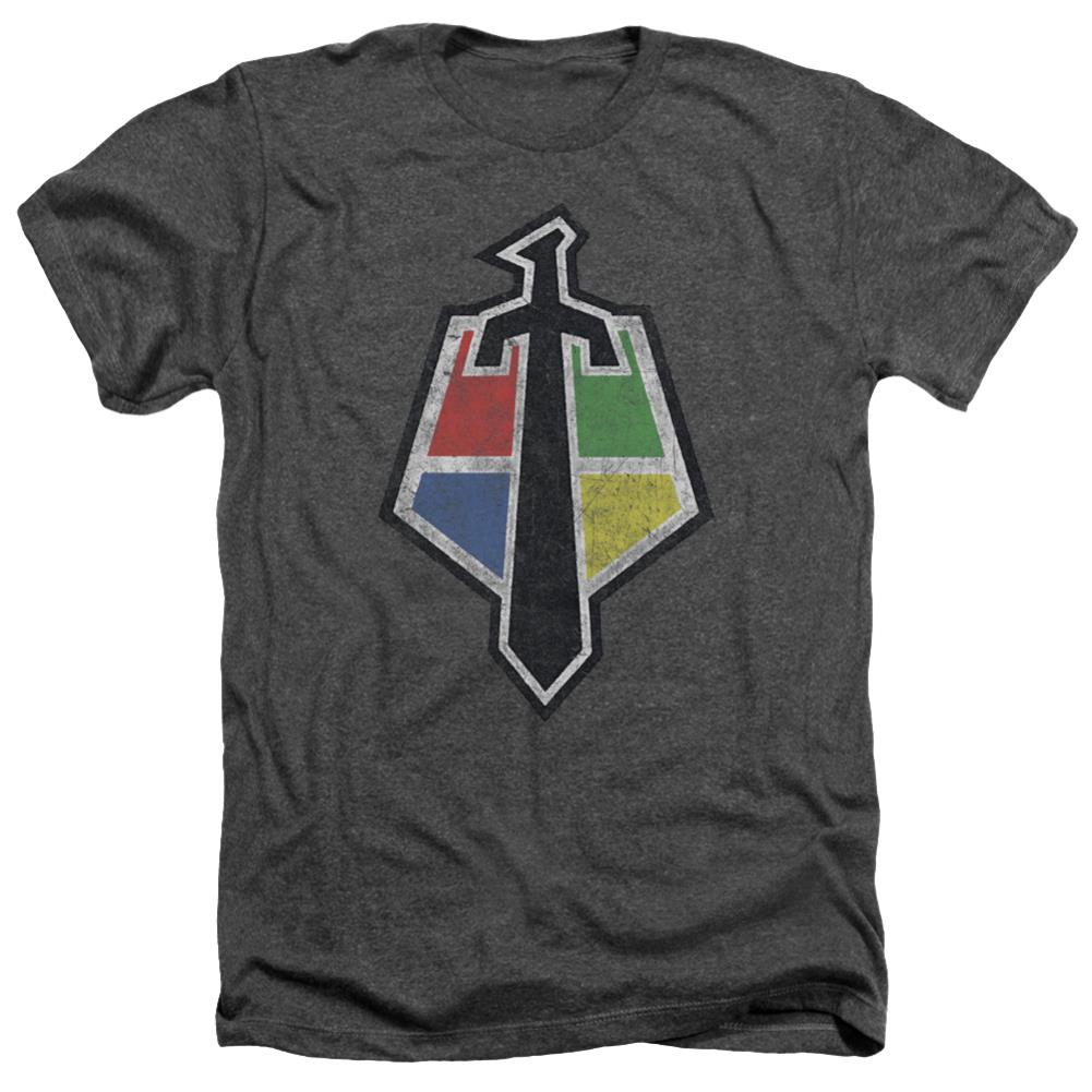Voltron Sigil Men's 30/1 Heather 60 40 Poly Short-Sleeve T-Shirt