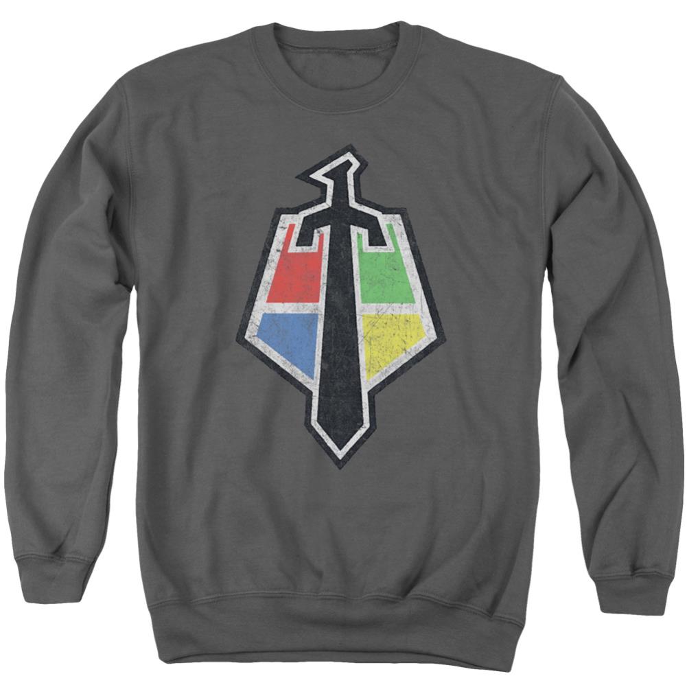 Voltron Sigil Men's Crewneck 50 50 Poly Long-Sleeve T-Shirt