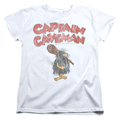 Wacky Races Captain Caveman 2 Women's 18/1 Cotton Short-Sleeve T-Shirt