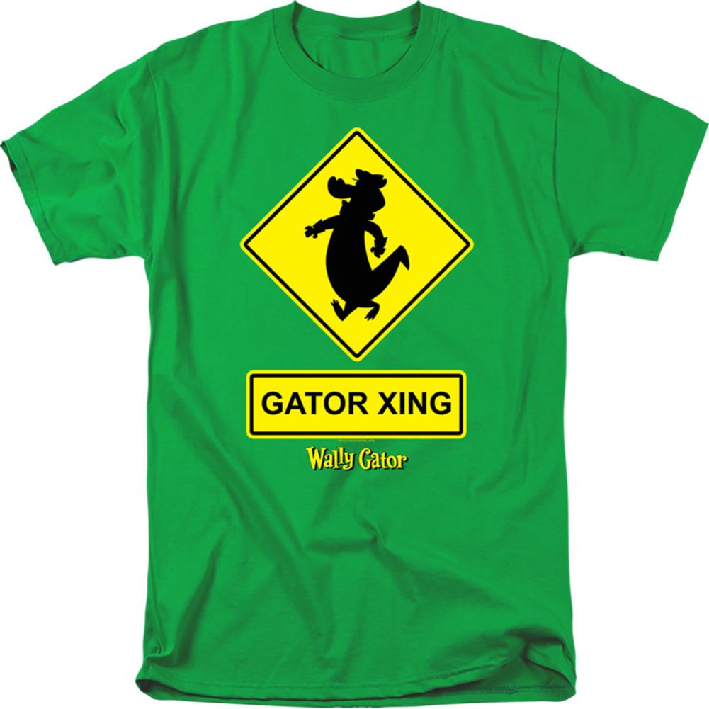 Wally Gator Gator Xing Men's 18/1 Cotton Short-Sleeve T-Shirt