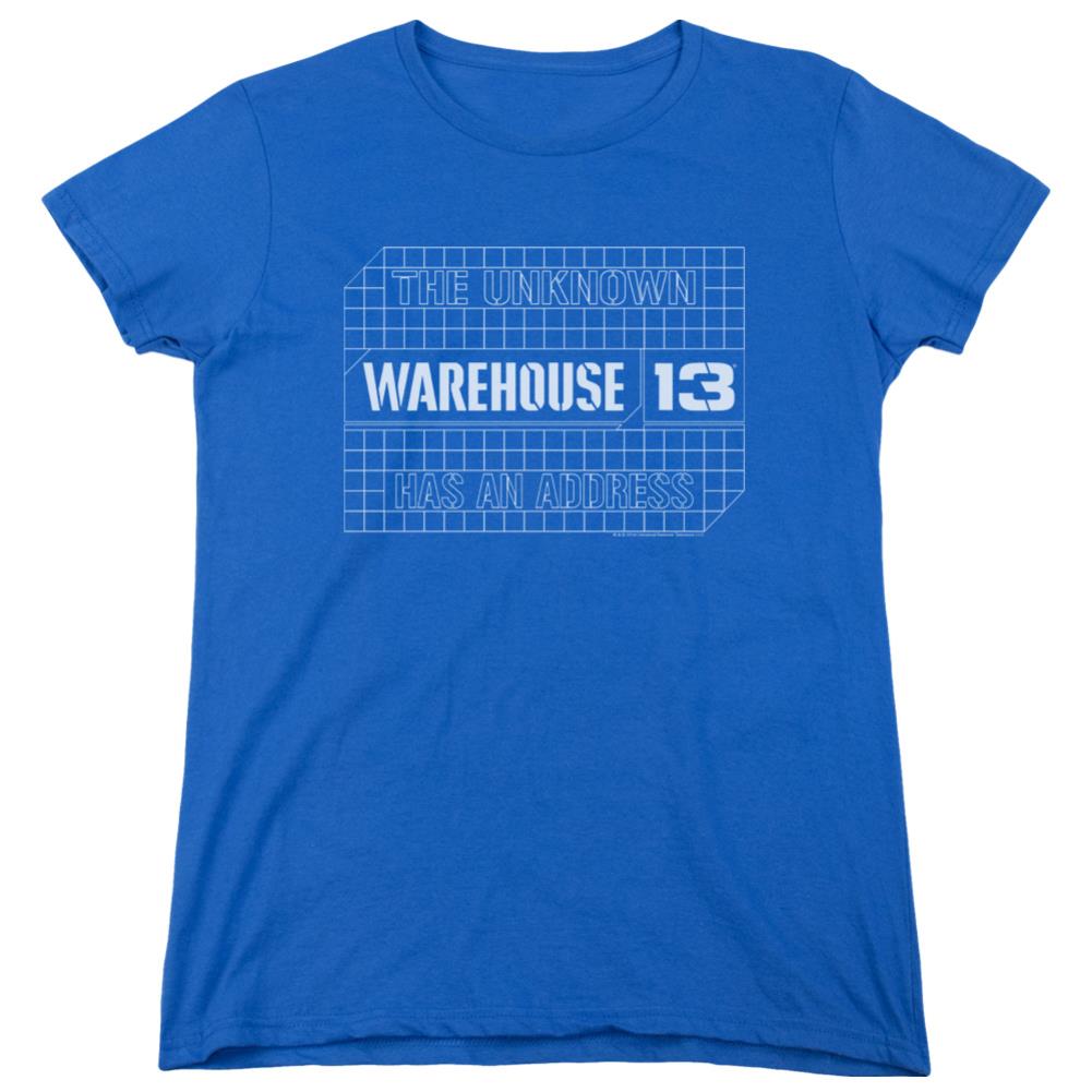 Warehouse 13 Blueprint Logo Women's 18/1 Cotton Short-Sleeve T-Shirt