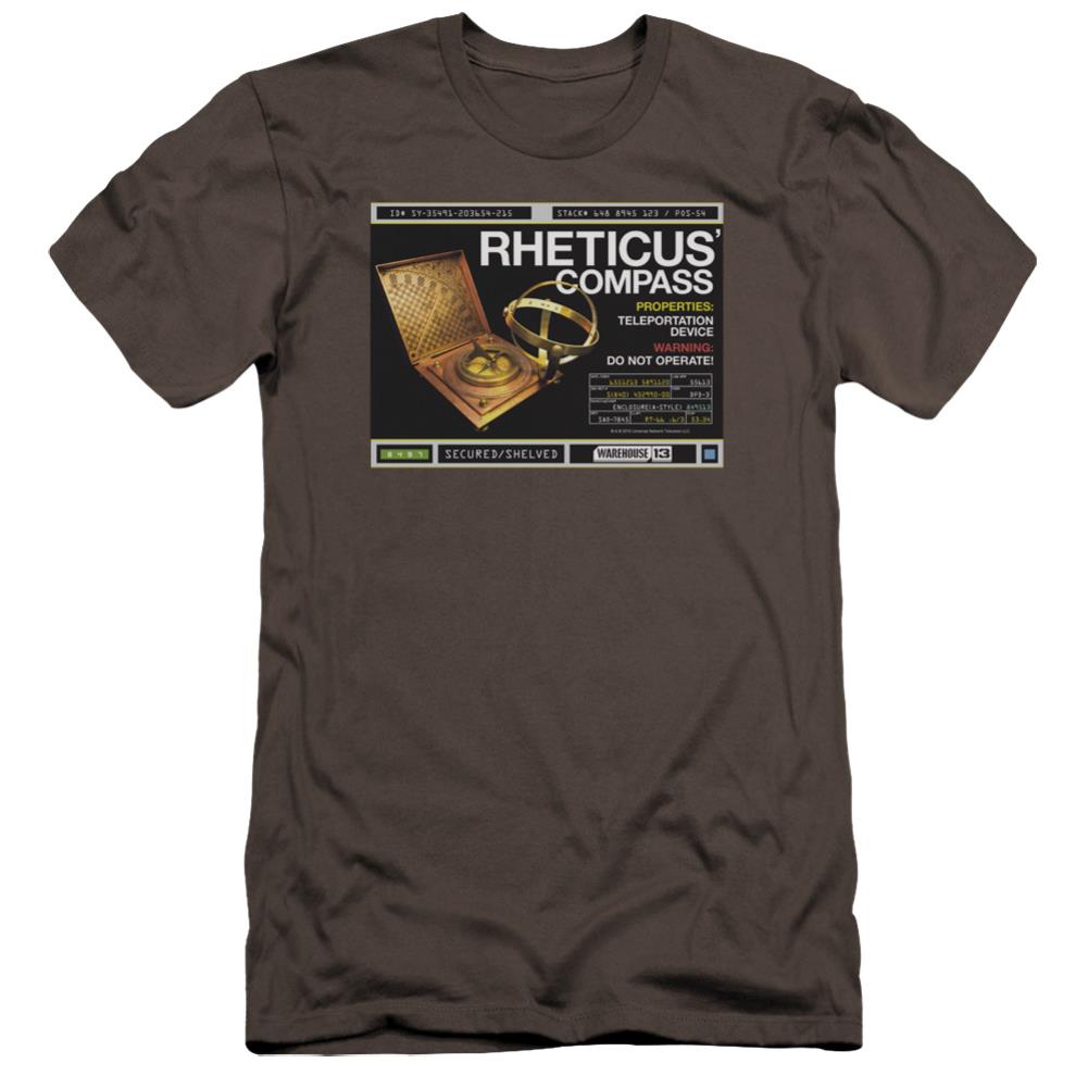 Warehouse 13 Rheticus Compass Men's Ultra-Soft 30/1 Cotton Slim Short-Sleeve T-Shirt