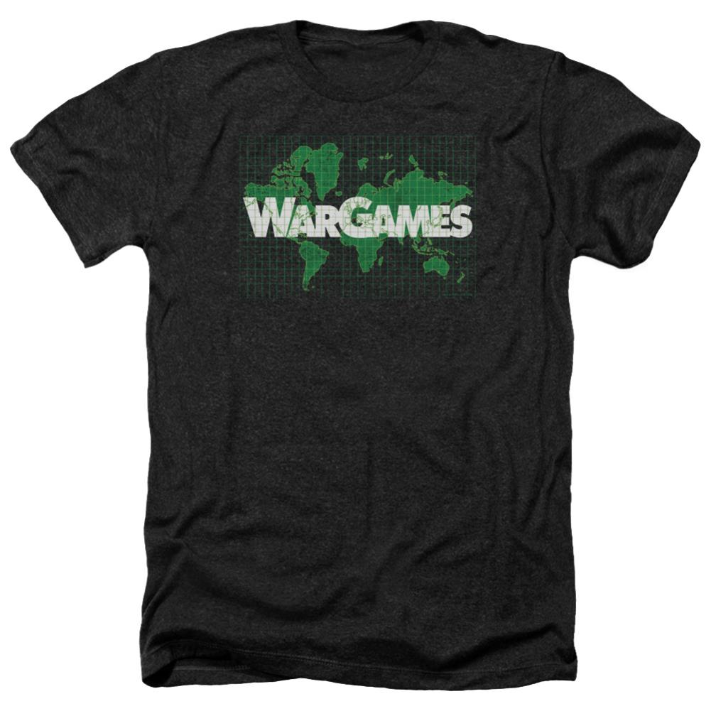 WarGames Game Board Men's 30/1 Heather 60 40 Poly Short-Sleeve T-Shirt
