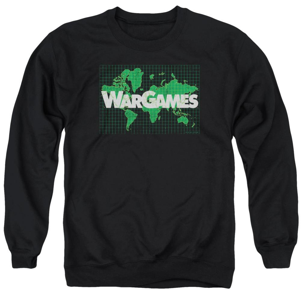 WarGames Game Board Men's Crewneck 50 50 Poly Long-Sleeve T-Shirt