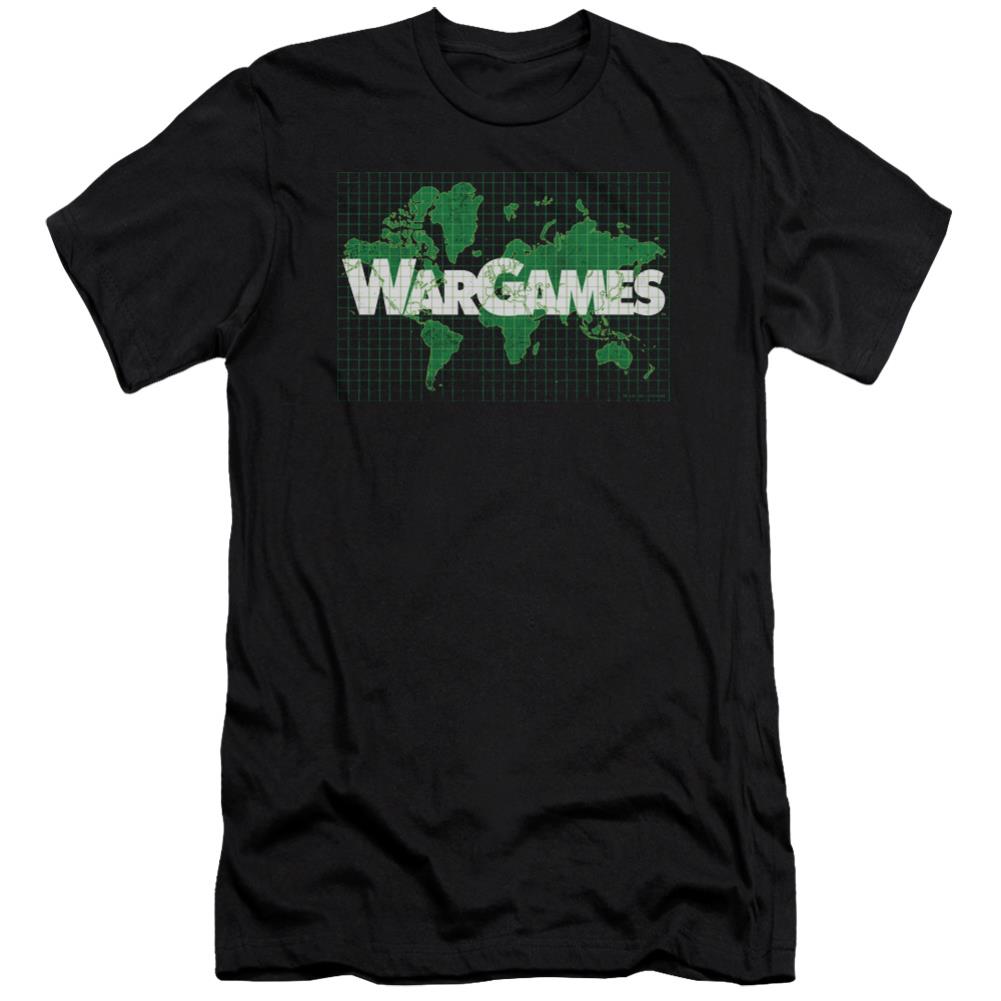 WarGames Game Board Men's Ultra-Soft 30/1 Cotton Slim Short-Sleeve T-Shirt