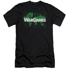 WarGames Game Board Men's Ultra-Soft 30/1 Cotton Slim Short-Sleeve T-Shirt