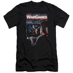 WarGames Poster Men's Ultra-Soft 30/1 Cotton Slim Short-Sleeve T-Shirt