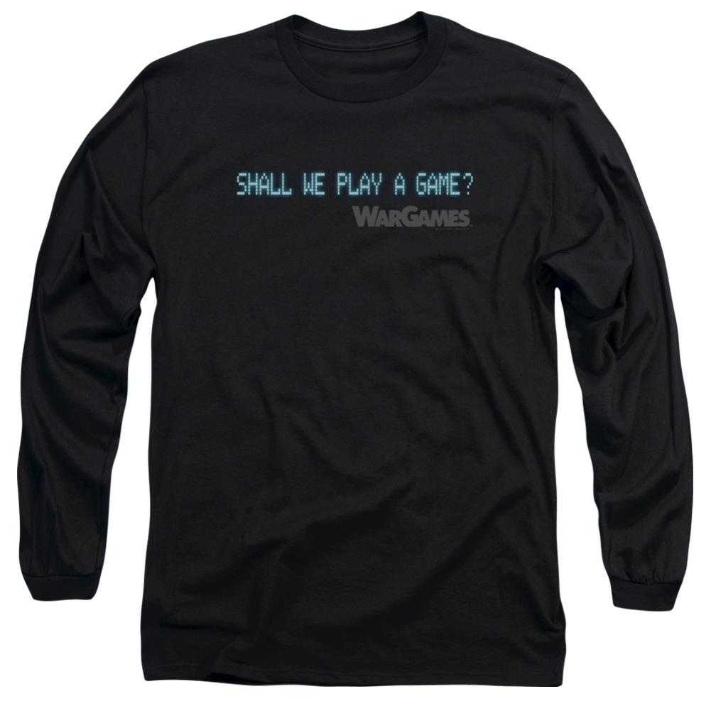 WarGames Shall We Men's 18/1 Cotton Long-Sleeve T-Shirt