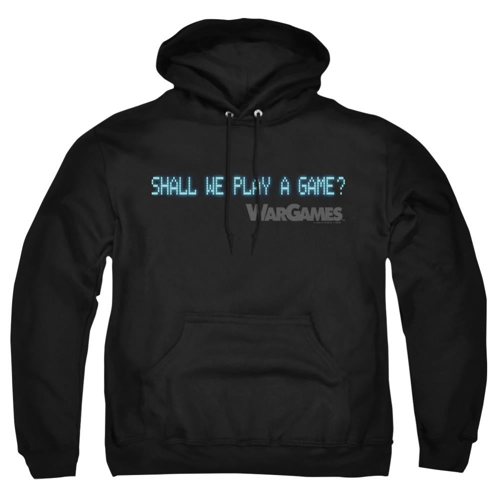 WarGames Shall We Men's Pull-Over 75 25 Poly Hoodie