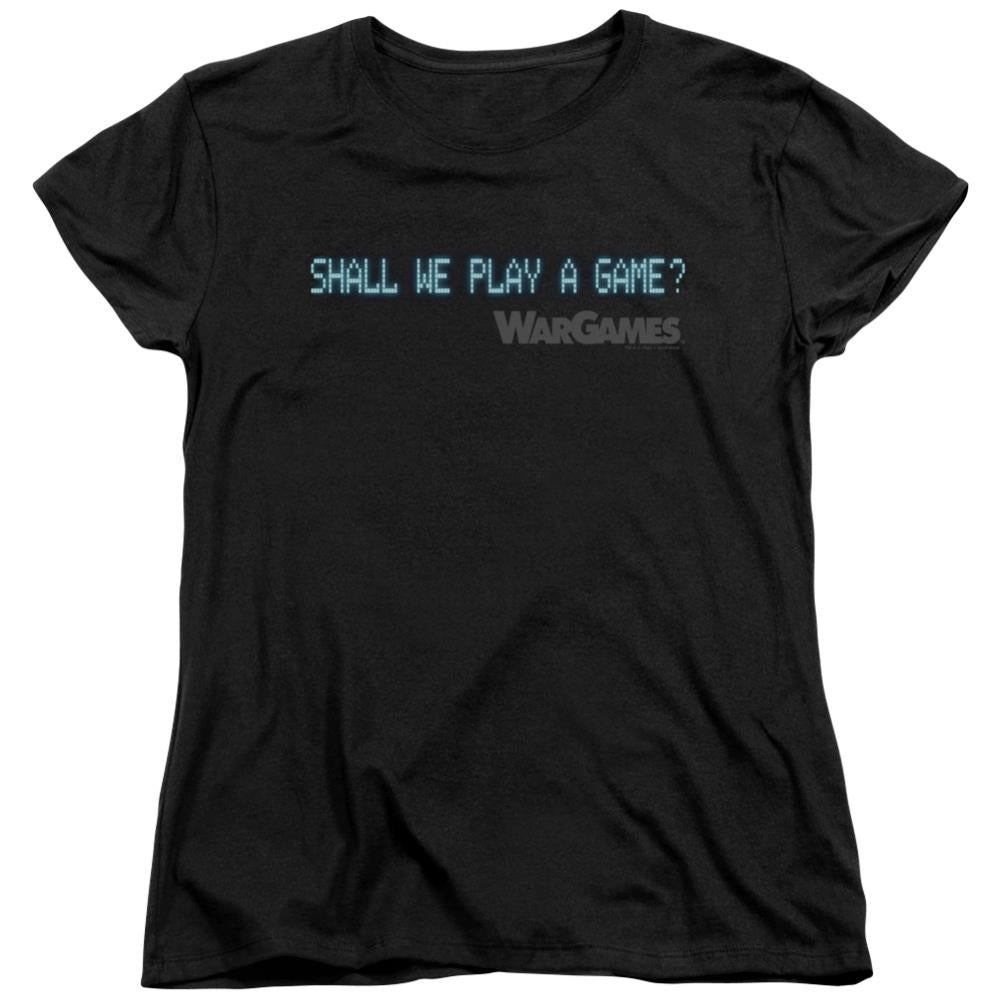 WarGames Shall We Women's 18/1 Cotton Short-Sleeve T-Shirt