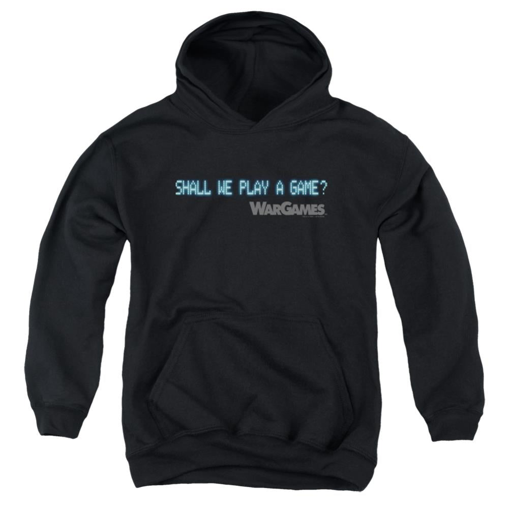 WarGames Shall We Youth Cotton Poly Pull-Over Hoodie