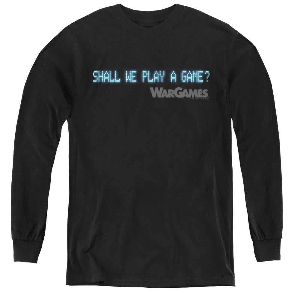 WarGames Shall We Youth Long-Sleeve T-Shirt