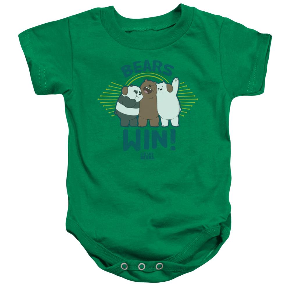 We Bare Bears Bears Win Infant's Cotton SS Snapsuit