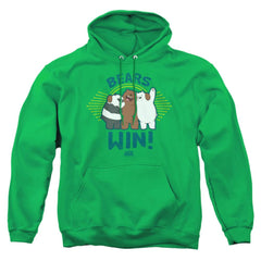 We Bare Bears Bears Win Men's Pull-Over 75 25 Poly Hoodie