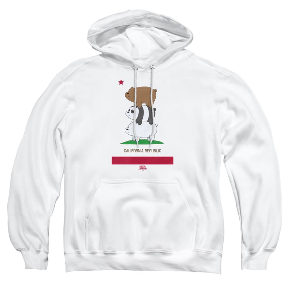We Bare Bears Cali Stack Men's Pull-Over 75 25 Poly Hoodie