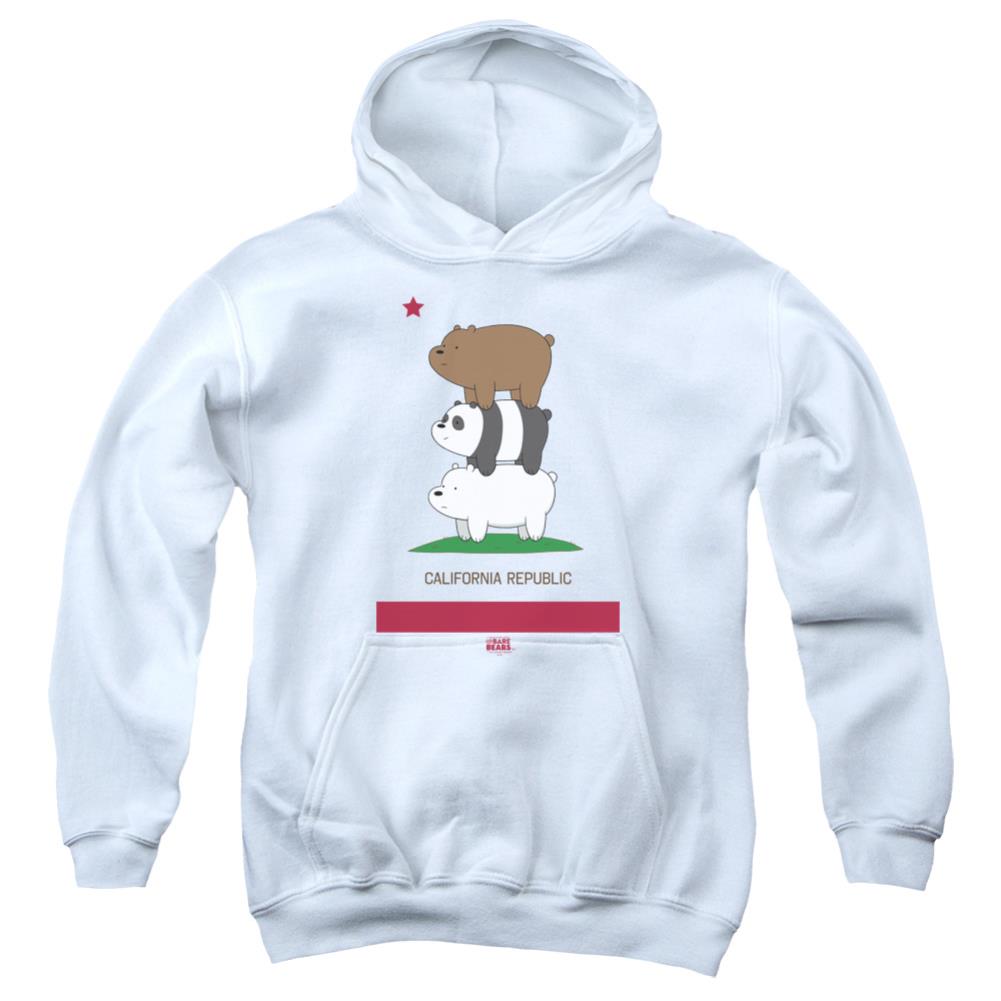 We Bare Bears Cali Stack Youth Cotton Poly Pull-Over Hoodie