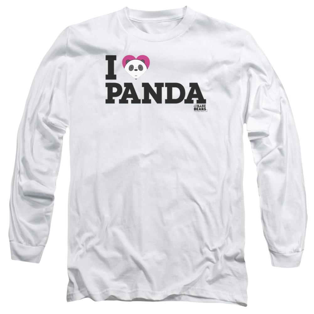 We Bare Bears Heart Panda Men's 18/1 Cotton Long-Sleeve T-Shirt