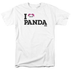 We Bare Bears Heart Panda Men's 18/1 Cotton Short-Sleeve T-Shirt